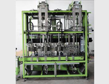 HPW40X AGM Seperator warpping and stacking machine.